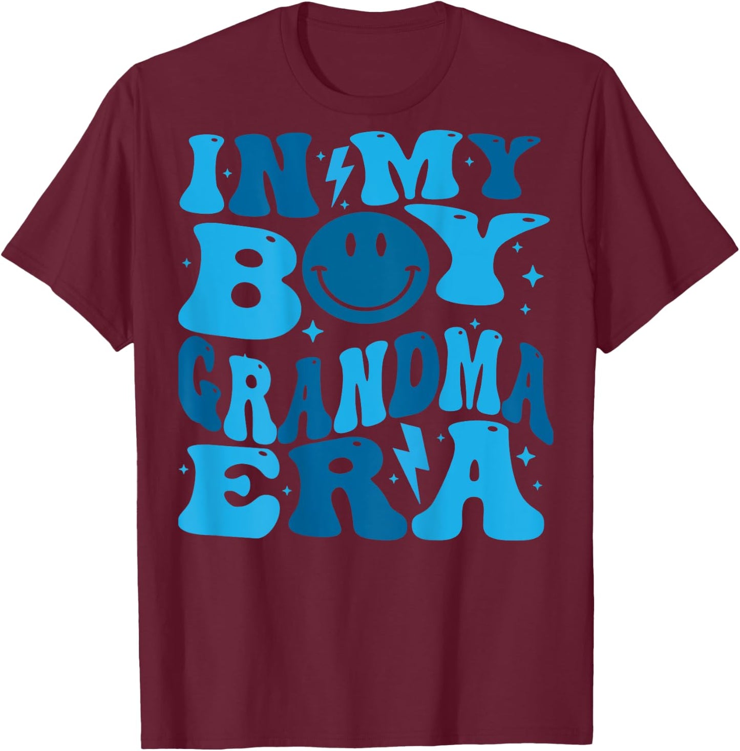 In My Boy Grandma Era T-Shirt - T-Shirt | Maroon