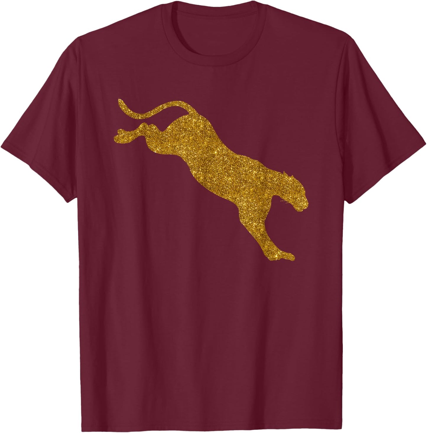 Cougar Gift Girl Puma Animal Panther Lover T-Shirt - T-Shirt | Maroon
