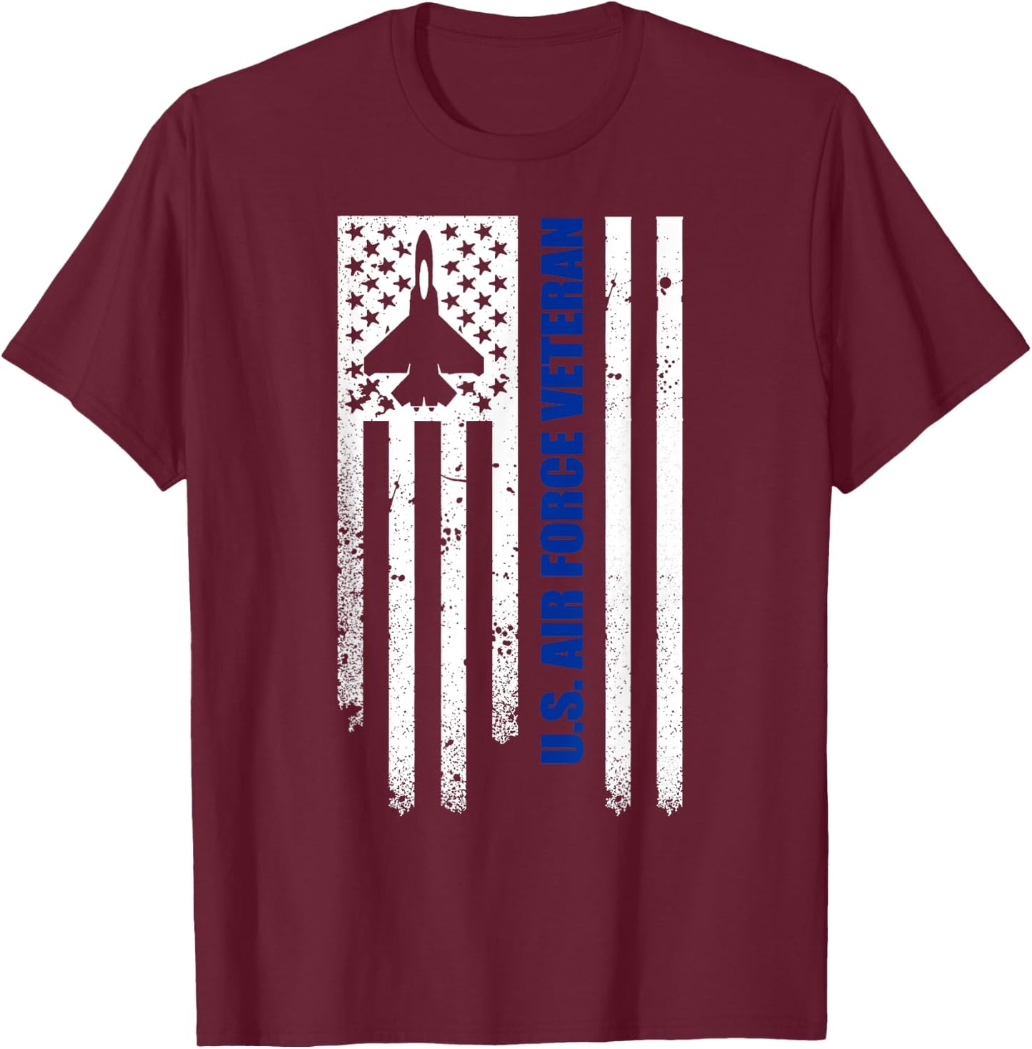 United States US Air Force Veteran Men Women | Veterans Day T-Shirt - T-Shirt | Maroon