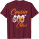 Cousin Boo Crew Funny Cute Little Ghost Boy Girl Halloween T-Shirt - T-Shirt | Maroon