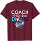 Coach of the best Springboard Diving Team Trainer Gift T-Shirt - T-Shirt | Maroon