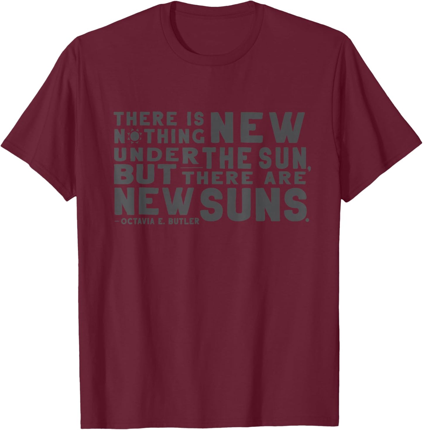 WOC - Women of Color in Sci-Fi - Octavia Butler T-Shirt - T-Shirt | Maroon