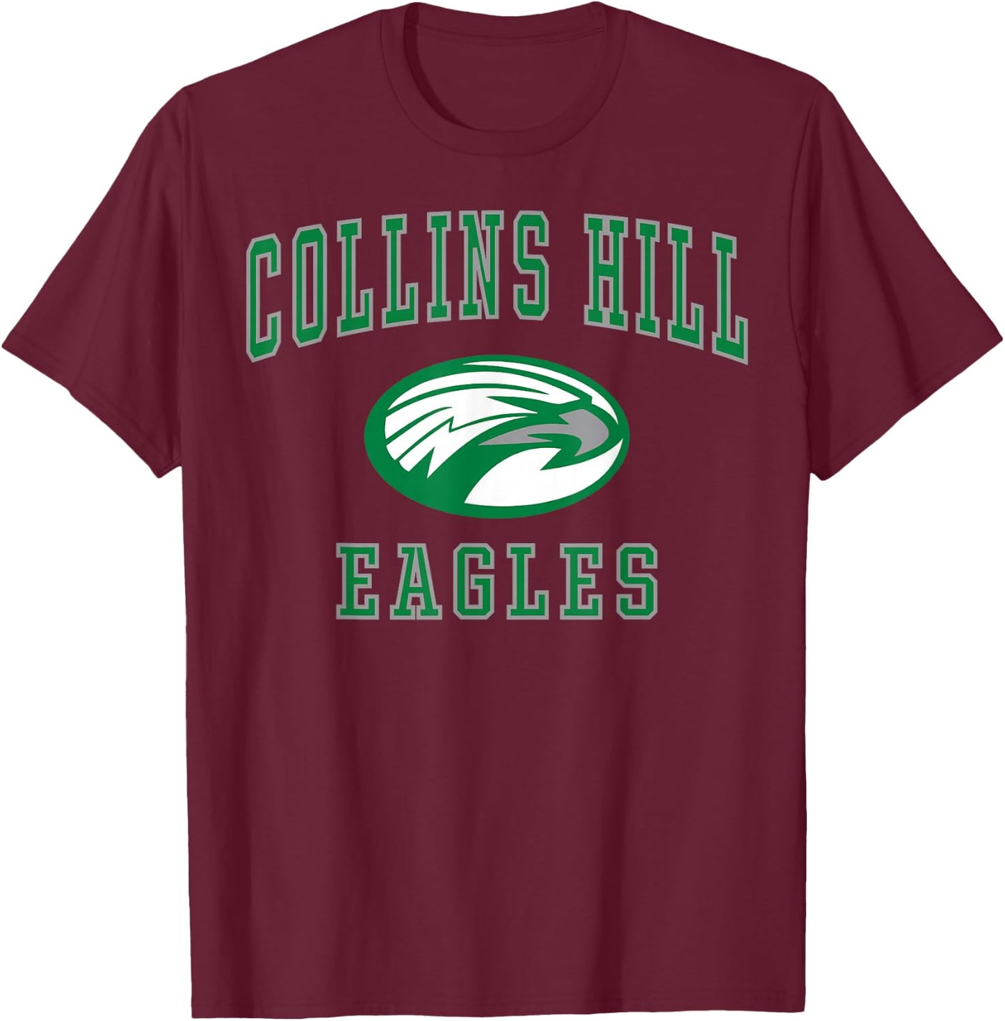 Collins Hill High School Eagles T-Shirt - T-Shirt | Maroon