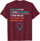 Two Types of People in this World Intelligent Data Analyst T-Shirt - T-Shirt | Maroon
