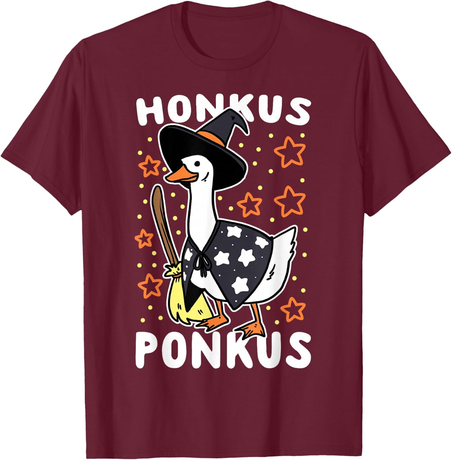 Honkus Ponkus T-Shirt - T-Shirt | Maroon