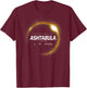 Total Solar Eclipse 2024 Ashtabula Ohio April 8 2024 T-Shirt - T-Shirt | Maroon
