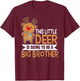 Litter Deer To Be A Big Brother Matching Family Outfit T-Shirt - T-Shirt | Maroon