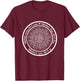 WHATEVER COMES Meditation Mandala Yoga Sayings Quote T-Shirt - T-Shirt | Maroon