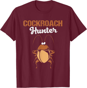 Cockroach Hunter Cockroach Costume Adult T-Shirt - T-Shirt | Maroon