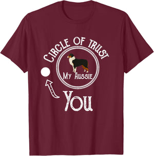 Funny Australian Shepherd Dog - Aussie Shepherd Gifts Dog T-Shirt - T-Shirt | Maroon