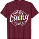 One Lucky Nana Irish Shamrocks Lucky St Patricks Day T-Shirt - T-Shirt | Maroon