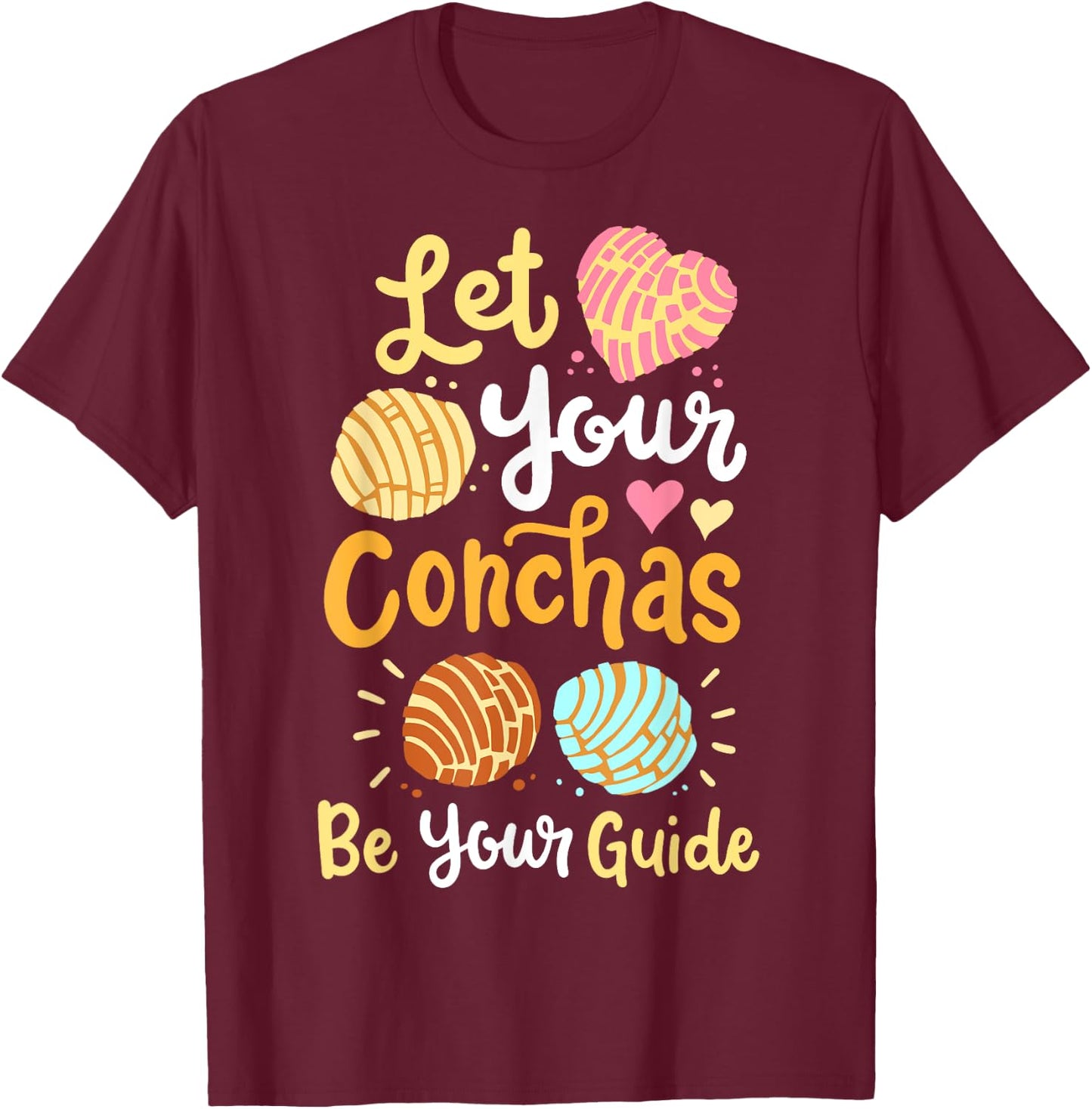 Conchas T-Shirt - T-Shirt | Maroon