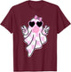 Cute Girly Ghost Blowing Bubble Gift Girl kids T-Shirt - T-Shirt | Maroon