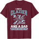 Glazier Dad Shirt Humor Dad Glazing Glazier Father Gift T-Shirt - T-Shirt | Maroon