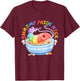 Shrimp Pride Rice LGBTQ Pride Flag Month Design T-Shirt - T-Shirt | Maroon