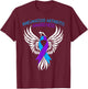 Warrior Survivor Rheumatoid Arthritis Awareness Month Ribbon T-Shirt - T-Shirt | Maroon