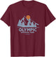 Olympic National Park Washington T-Shirt - T-Shirt | Maroon