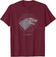 Game of Thrones Stark Burst Sigil T-Shirt - T-Shirt | Maroon