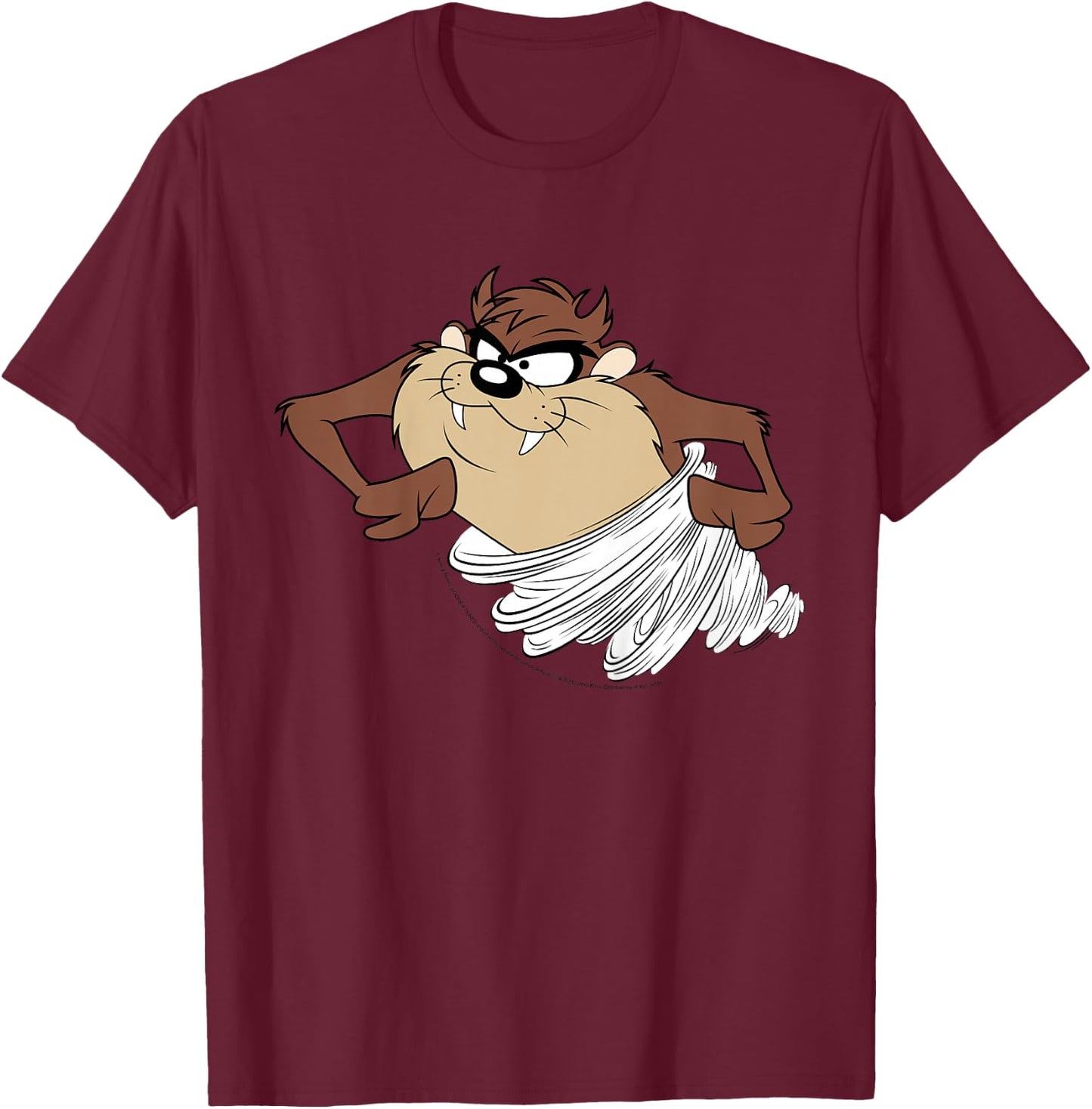 Kids Looney Tunes Taz Tornado Portrait T-Shirt - T-Shirt | Maroon