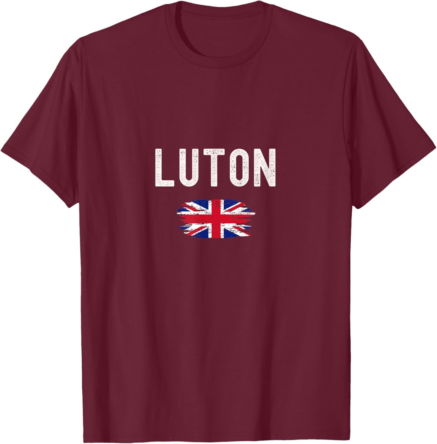 Luton Town Hatters Design For True Fans T-Shirt - T-Shirt | Maroon