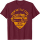 Main Battle Tank M1A2 Abrams Battlefield Veteran Military T-Shirt - T-Shirt | Maroon