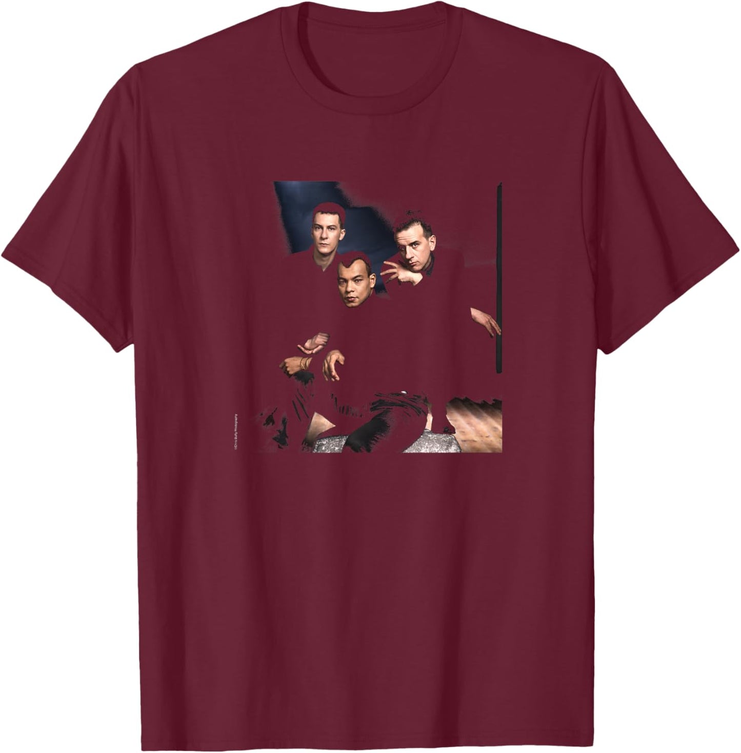 Chris Duffy Photography Fine Young Cannibals Pop Band 1986 T-Shirt - T-Shirt | Maroon