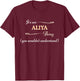 It's an ALIYA Thing You Wouldn't Understand | Name Gift T-Shirt - T-Shirt | Maroon