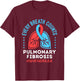 Pulmonary Fibrosis Awareness Every Breath Counts T-Shirt - T-Shirt | Maroon
