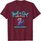 Snowboard Jersey for Girls | Children's Snowboarding T-Shirt - T-Shirt | Maroon