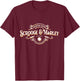 Scrooge and Marley Counting House Christmas Ebenezer Scrooge T-Shirt - T-Shirt | Maroon