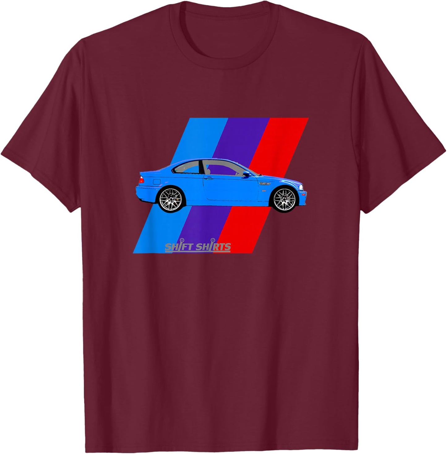 LSB - E46 M3 Inspired T-Shirt - T-Shirt | Maroon