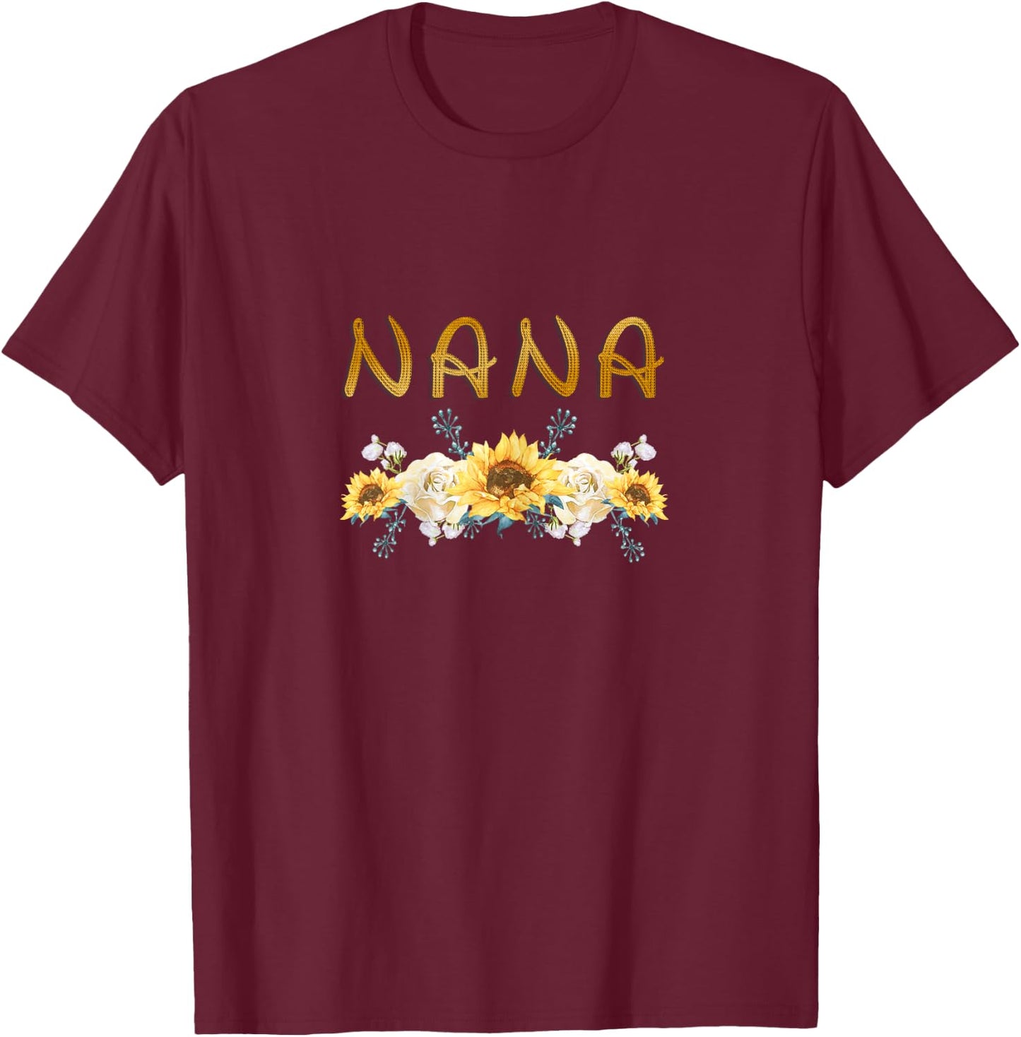 Nana grandma gifts, mom, mimi, mothers, gigi, mama, mommy T-Shirt - T-Shirt | Maroon