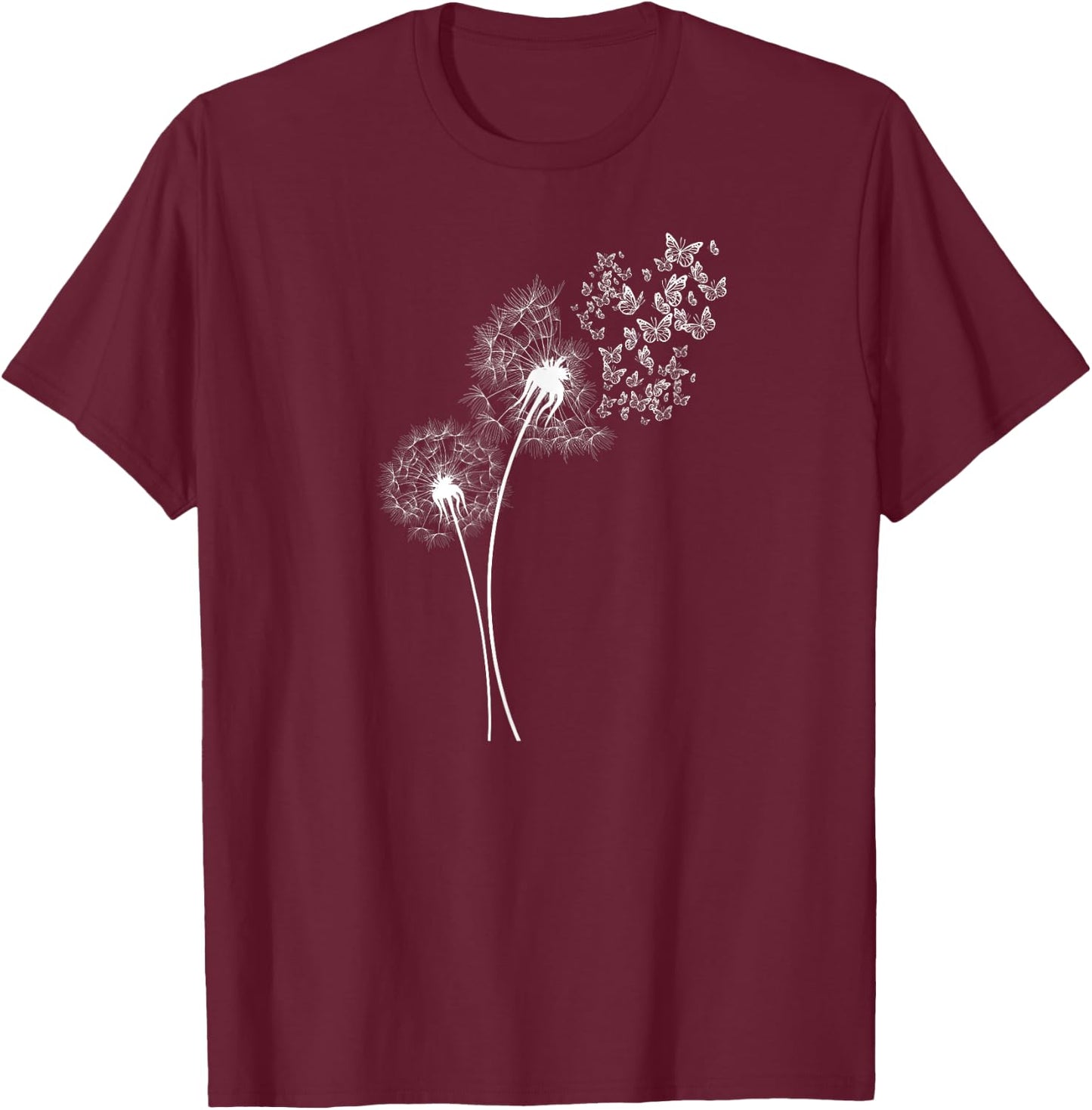 Butterfly Insect Entomology - Butterfly T-Shirt - T-Shirt | Maroon