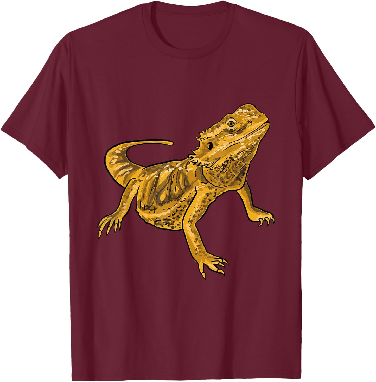 Cute Bearded Dragon Lover Gift Owner Love T-Shirt - T-Shirt | Maroon