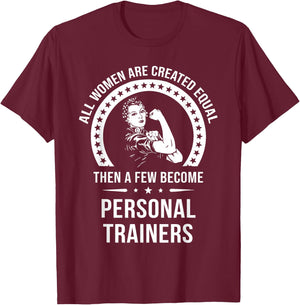 Personal Trainer Shirt | Personal Trainer T-Shirt - T-Shirt | Maroon