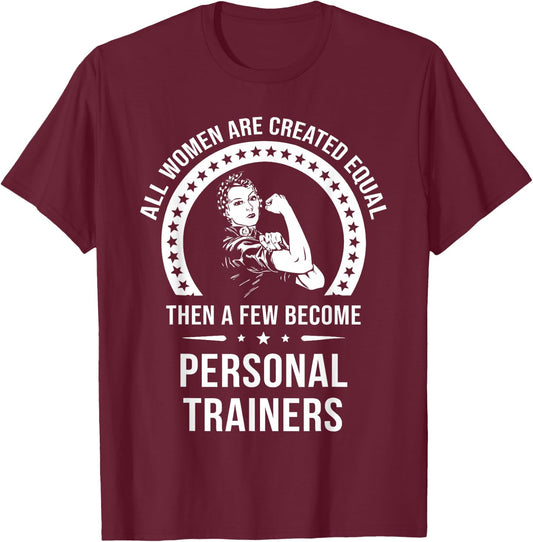 Personal Trainer Shirt | Personal Trainer T-Shirt - T-Shirt | Maroon
