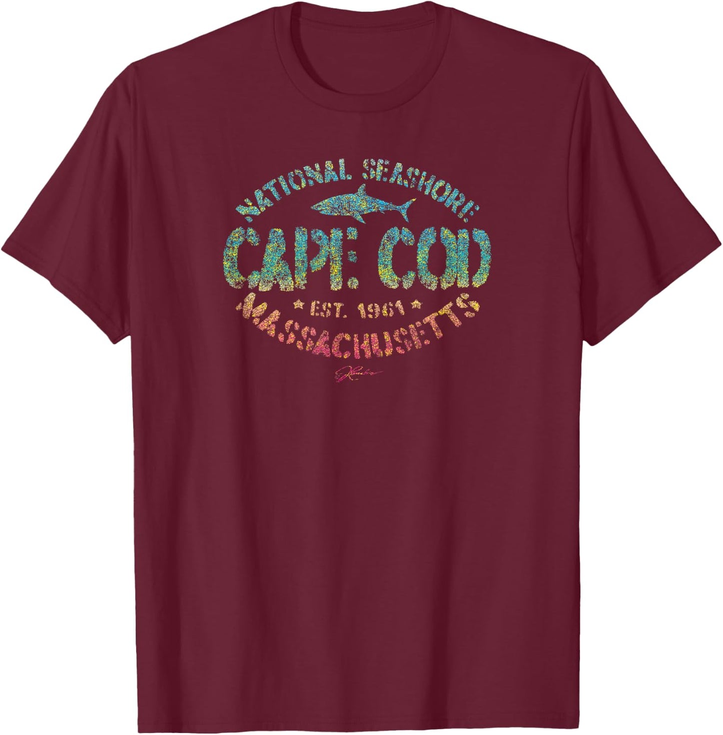 JCombs: Cape Cod National Seashore, Massachusetts T-Shirt - T-Shirt | Maroon