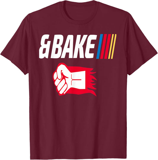 Shake And Bake Couples Bake T-Shirt - T-Shirt | Maroon