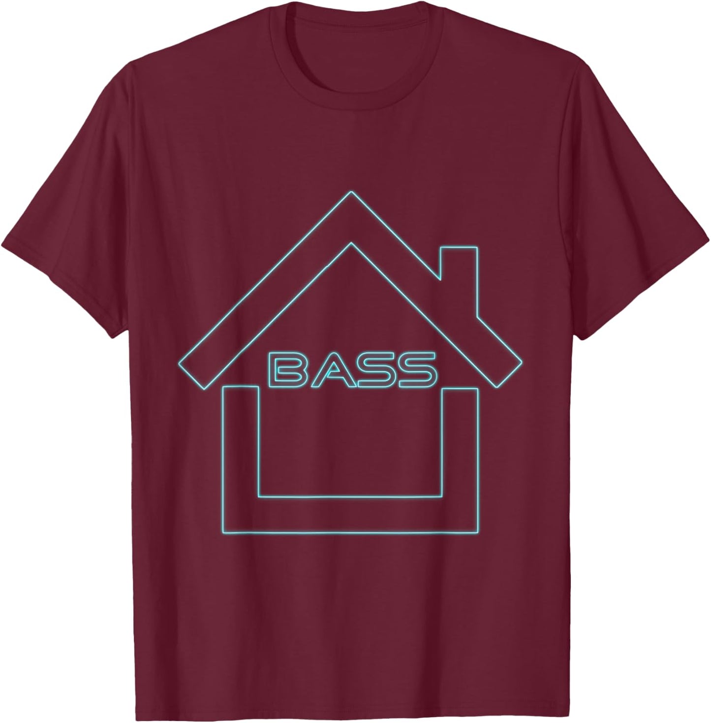 EDM Rave Gear | Techno Clubbing DJ Clothing Bass House Music T-Shirt - T-Shirt | Maroon