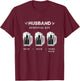 Funny Husband Beer Shirt, Husband Survival Kit Beer T-Shirt - T-Shirt | Maroon