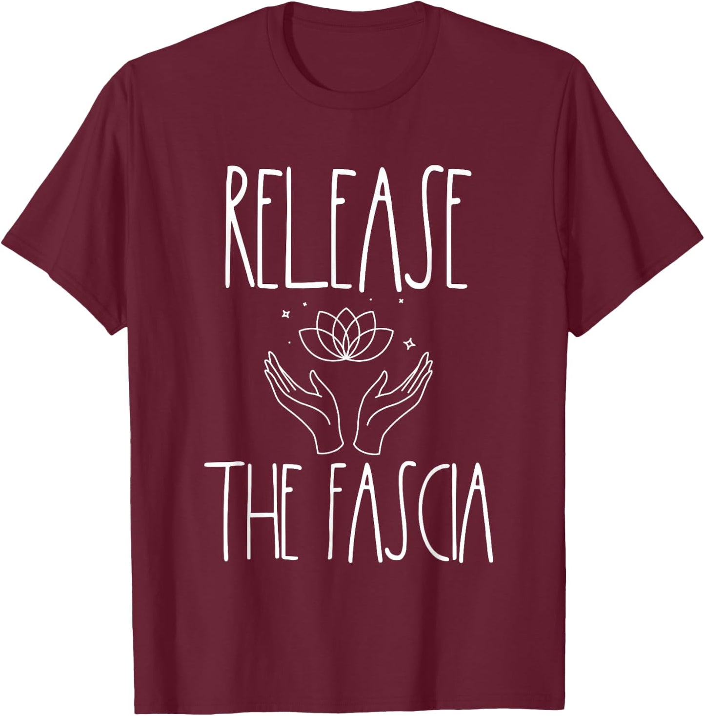 Fascia Massage Therapy Myofascial Release Healer T-Shirt - T-Shirt | Maroon