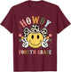 4th Grade Teacher Rodeo Country Western Howdy Fourth Grade Women Girls Kids T-Shirt - T-Shirt | Maroon