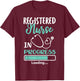 Registered Nurse In Progress Loading Training Student T-Shirt - T-Shirt | Maroon