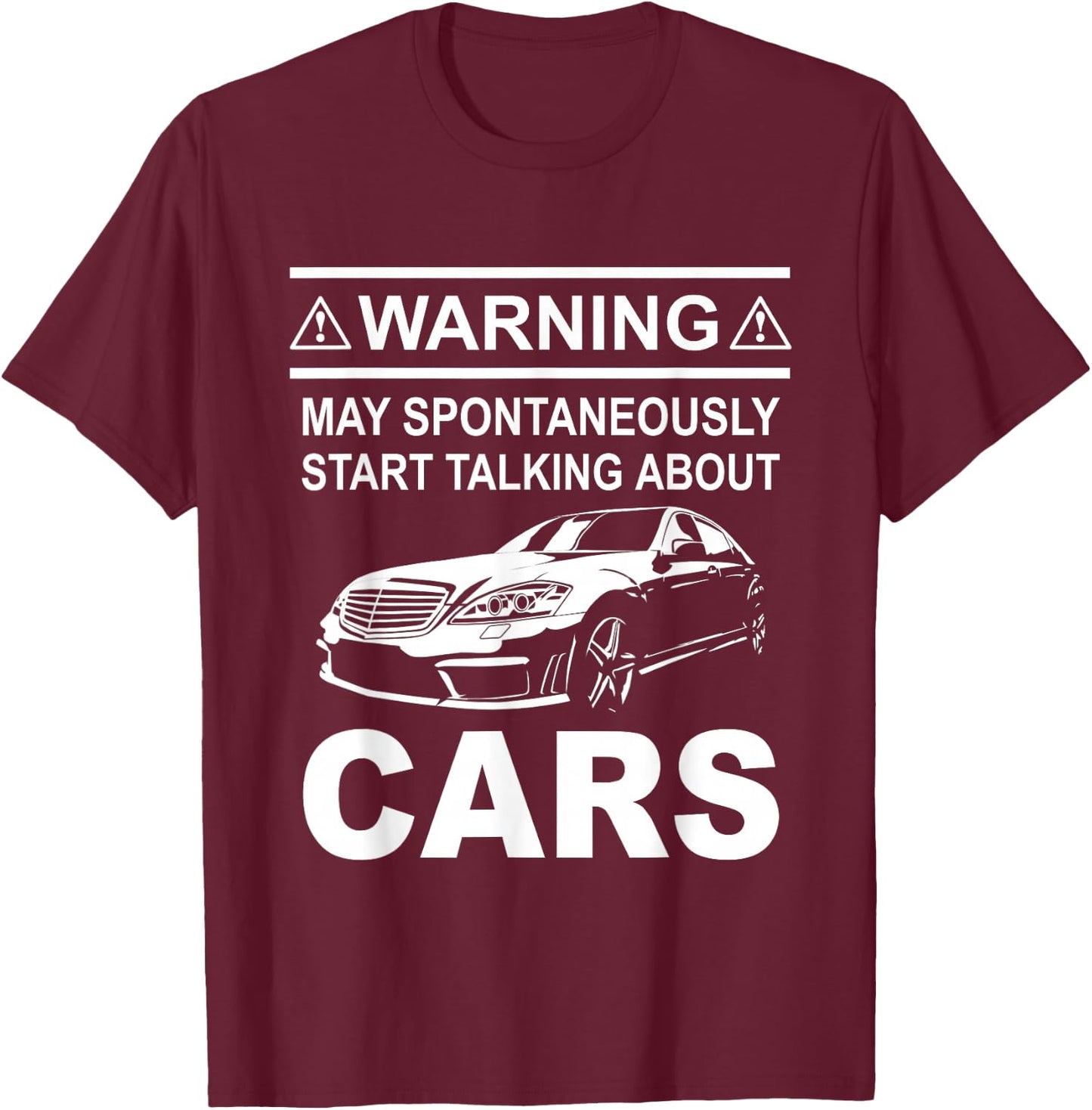 Funny Car Cars Engineer Mechanic Lovers-Gift Men Boys Teens T-Shirt - T-Shirt | Maroon
