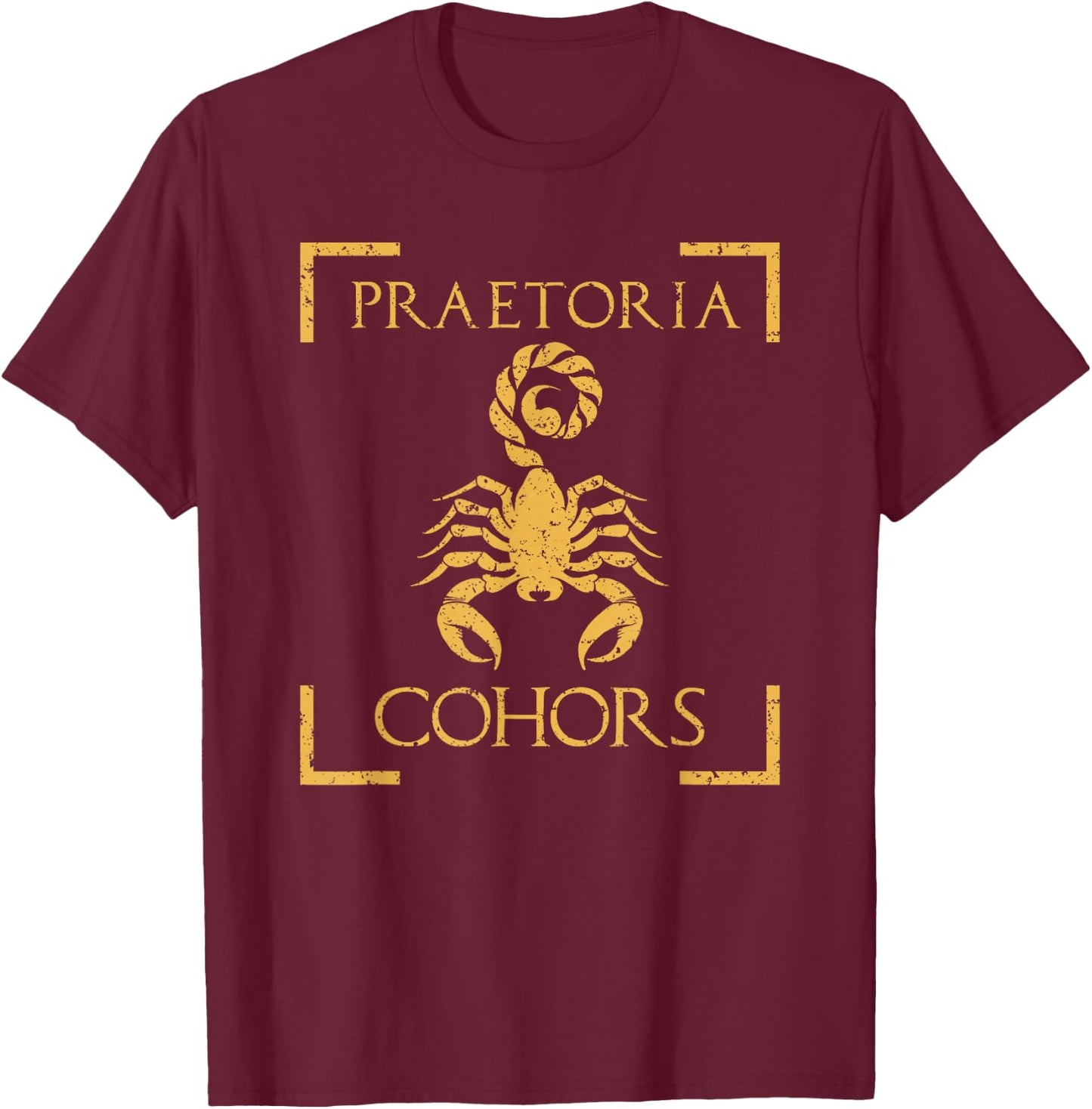 Praetoria Kohorten Praetorian Ancient Roman Army T-Shirt - T-Shirt | Maroon