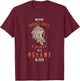 Mohawk Native American Indian Woman Never Underestimate T-Shirt - T-Shirt | Maroon