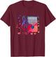 Colorful Idiophone Design for Kalimba Players T-Shirt - T-Shirt | Maroon