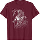 Zeus Greek Mythology Design T-Shirt - T-Shirt | Maroon