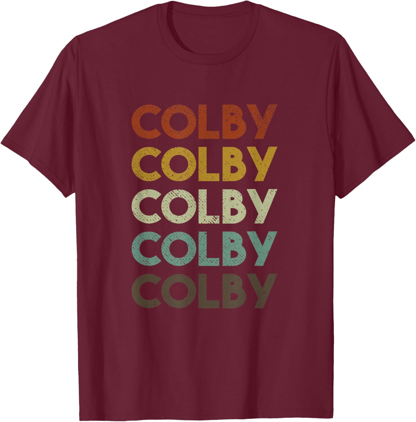 Retro Colby T-Shirt - T-Shirt | Maroon
