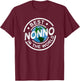 Best Nonno In The World Funny Italian Grandpa Gift T-Shirt - T-Shirt | Maroon